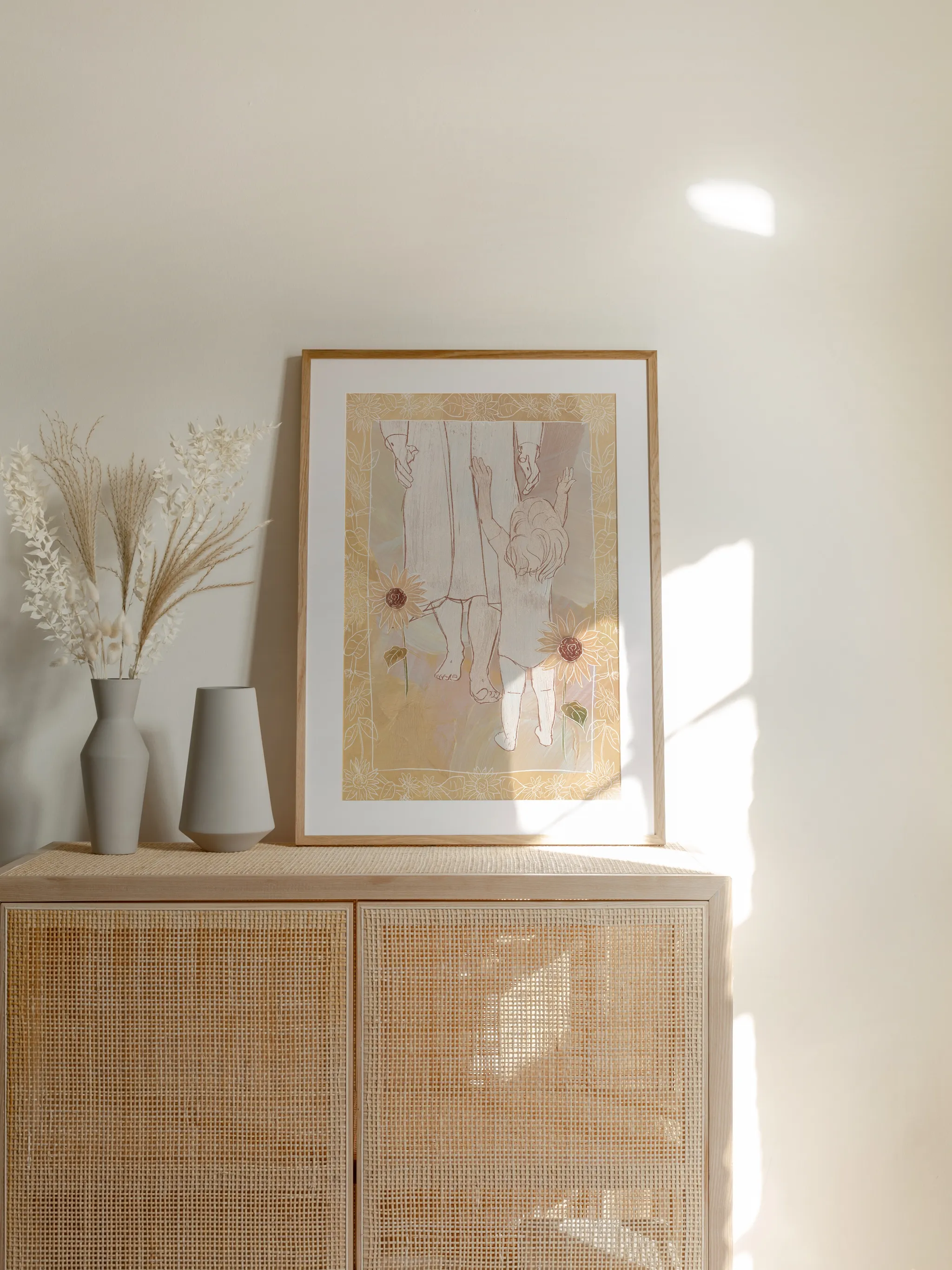 He Came Just For Me, shown as a print.