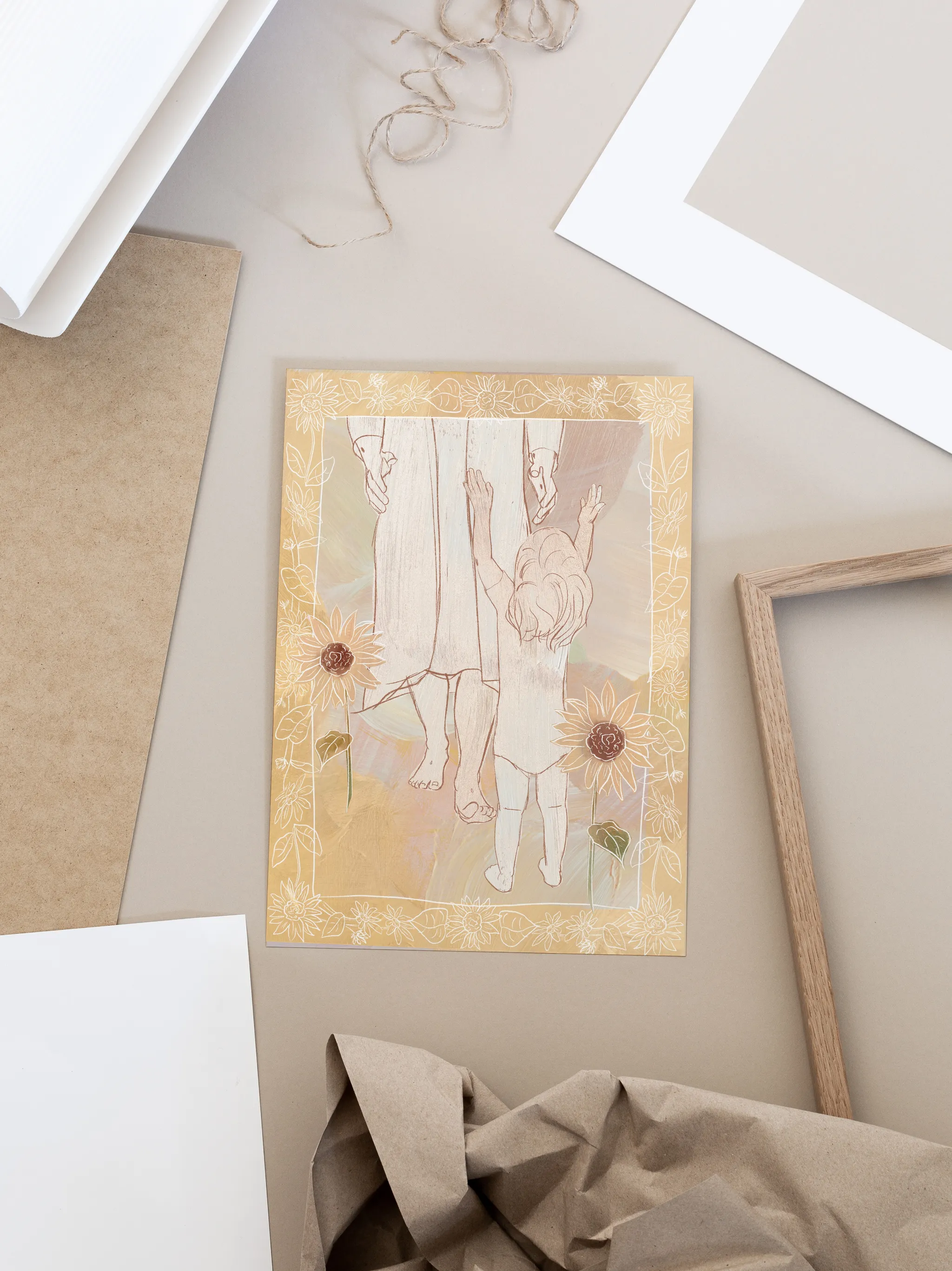 He Came Just For Me, shown as a print.