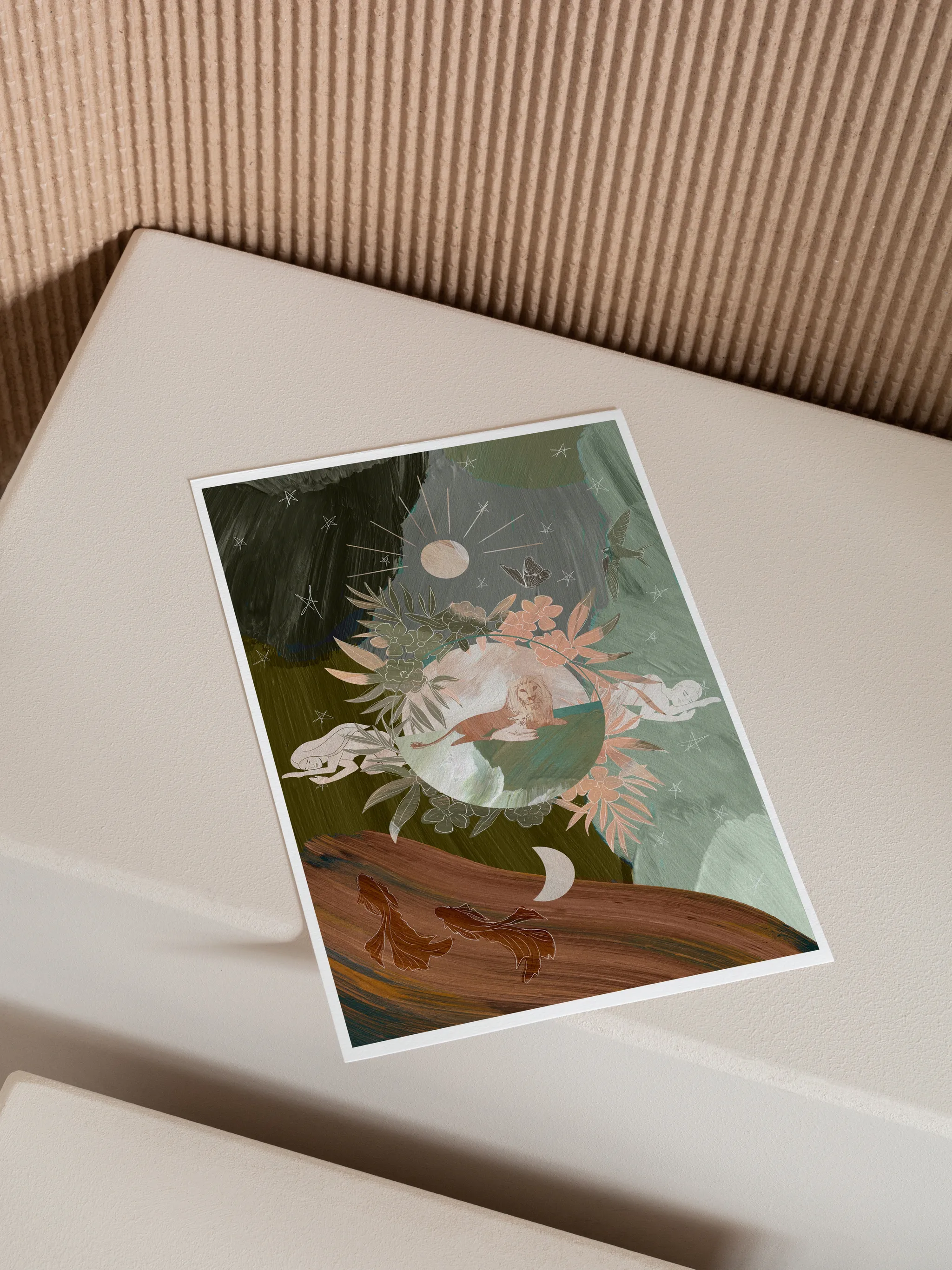 Creation Day 7, shown as a print.