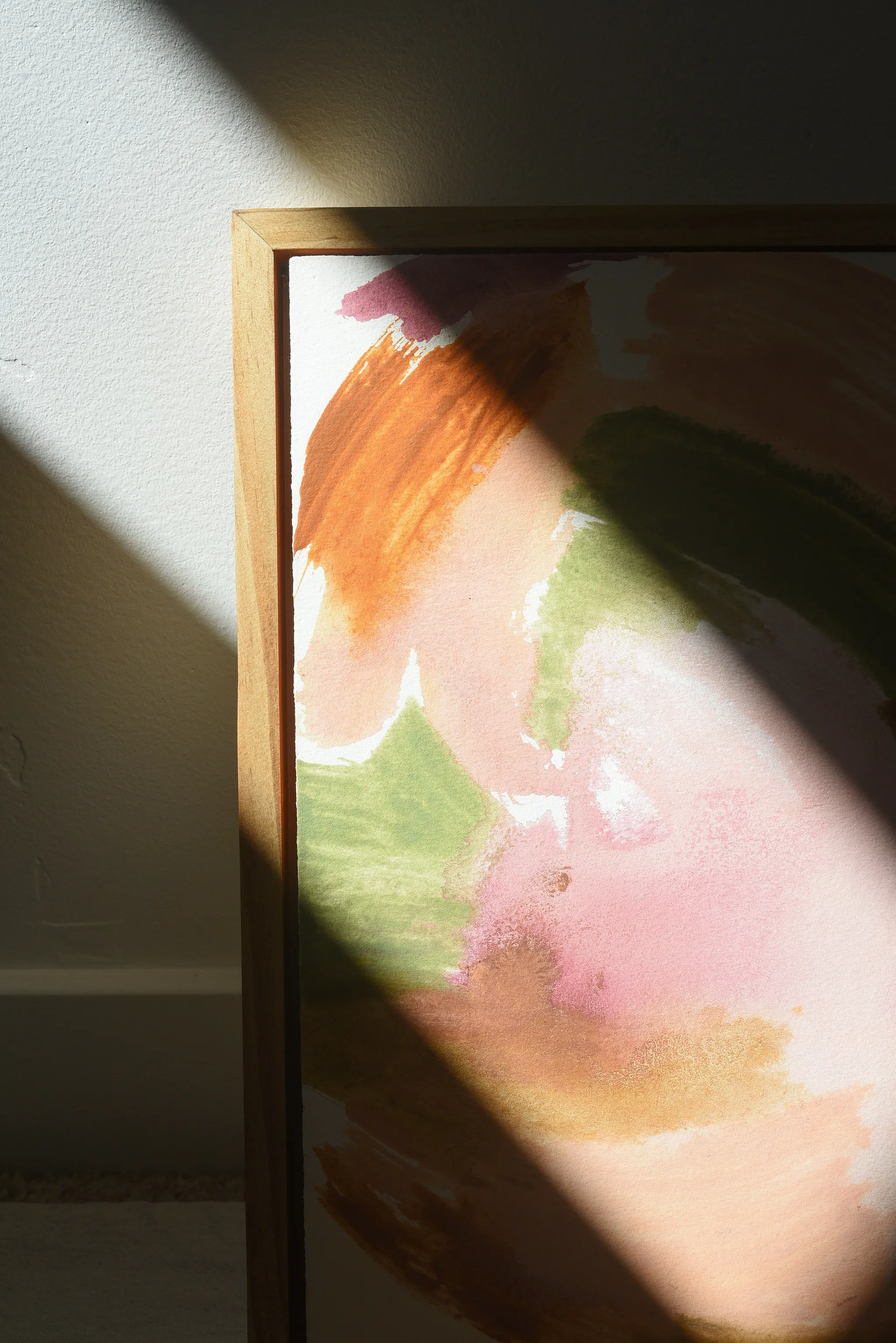 Frolic in the Fields, view 4 of 12: **Frolic** embodies the essence of playful expressionism, with vibrant strokes of color swirling in a joyful circular movement across a canvas of.