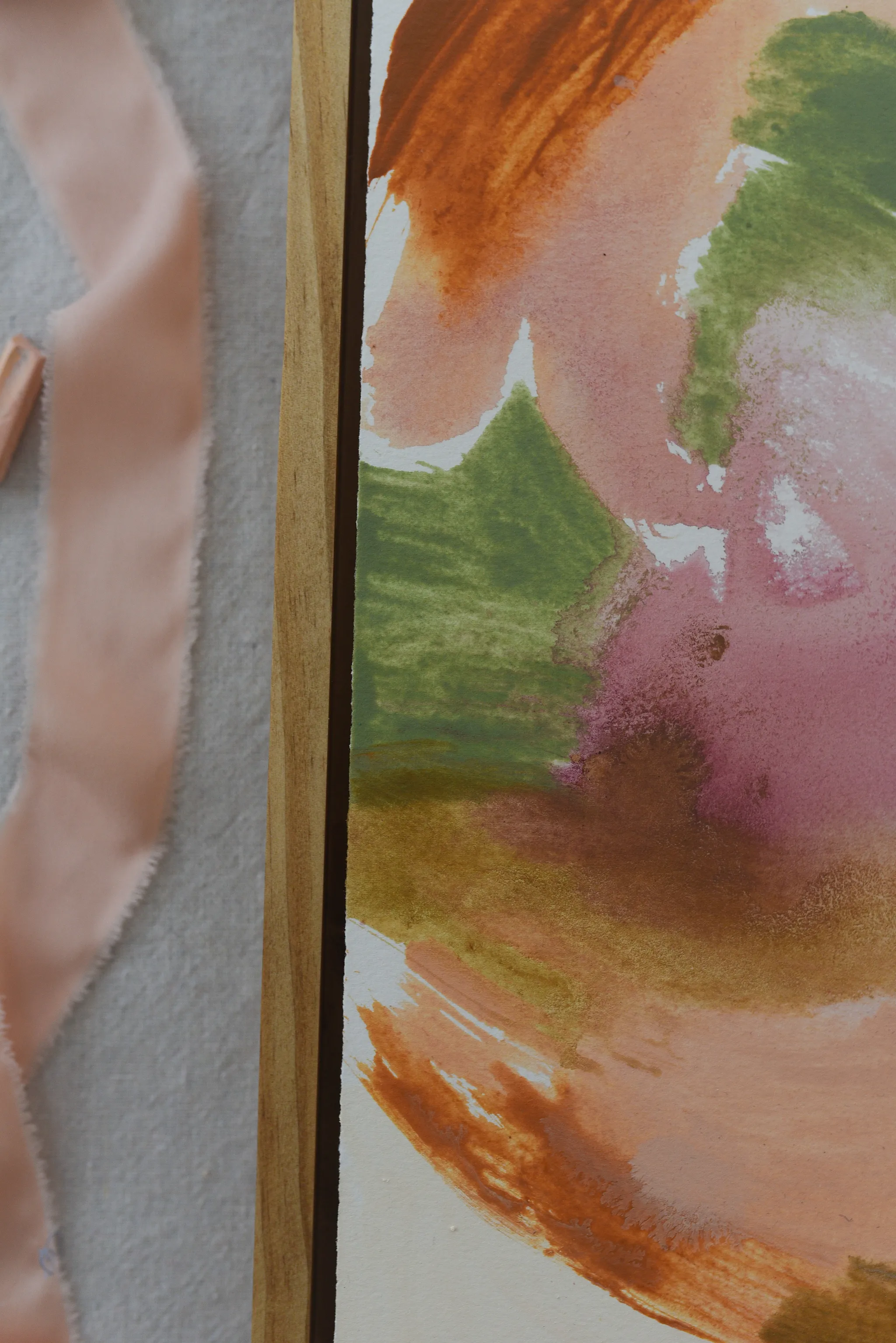 Frolic in the Fields, view 6 of 12: **Frolic** embodies the essence of playful expressionism, with vibrant strokes of color swirling in a joyful circular movement across a canvas of.