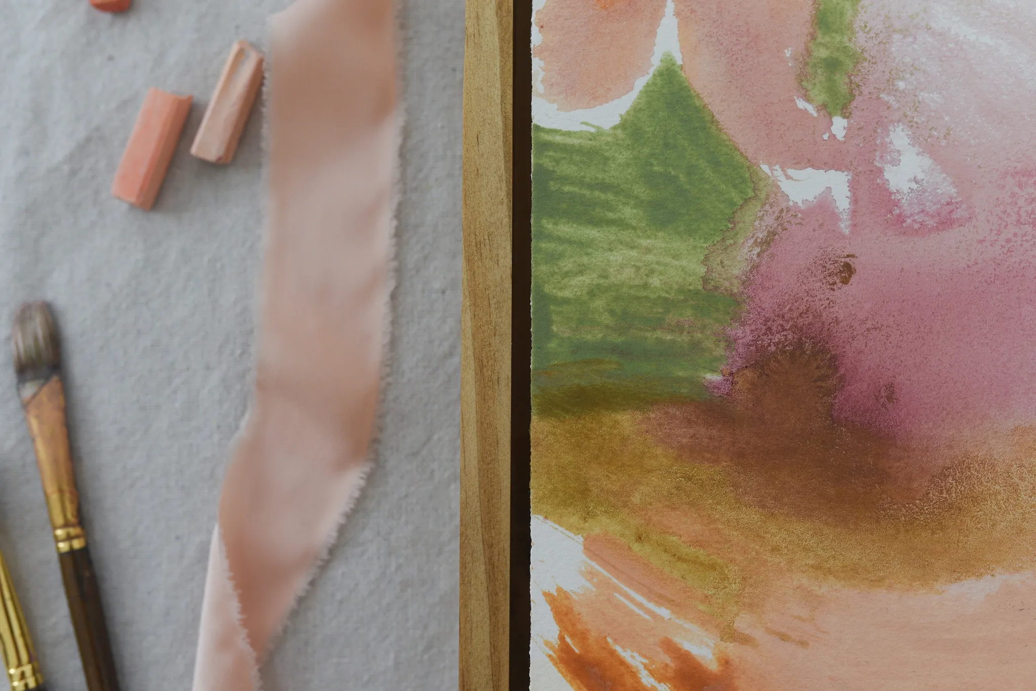 Frolic in the Fields, view 7 of 12: **Frolic** embodies the essence of playful expressionism, with vibrant strokes of color swirling in a joyful circular movement across a canvas of.