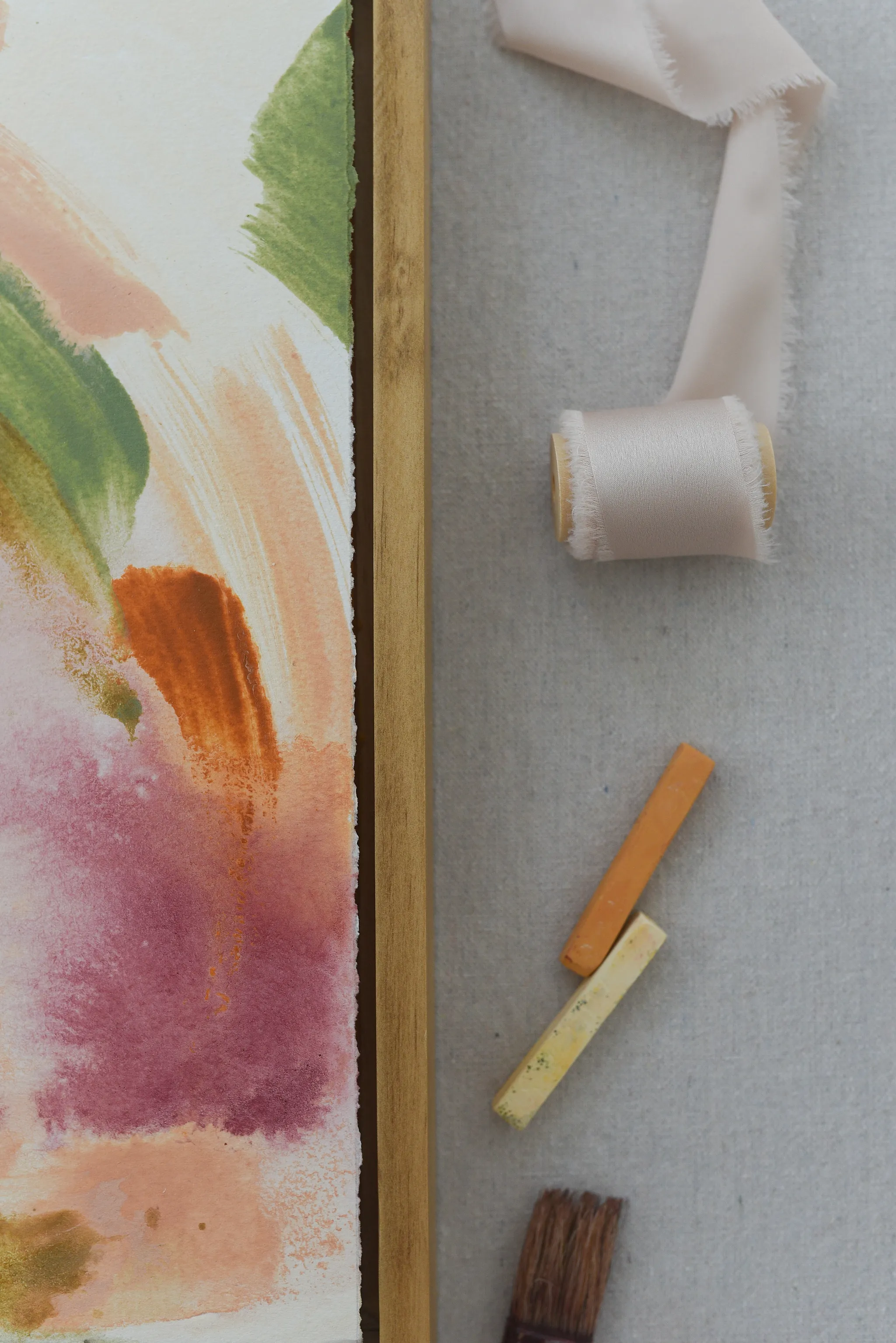 Frolic in the Fields, view 8 of 12: **Frolic** embodies the essence of playful expressionism, with vibrant strokes of color swirling in a joyful circular movement across a canvas of.