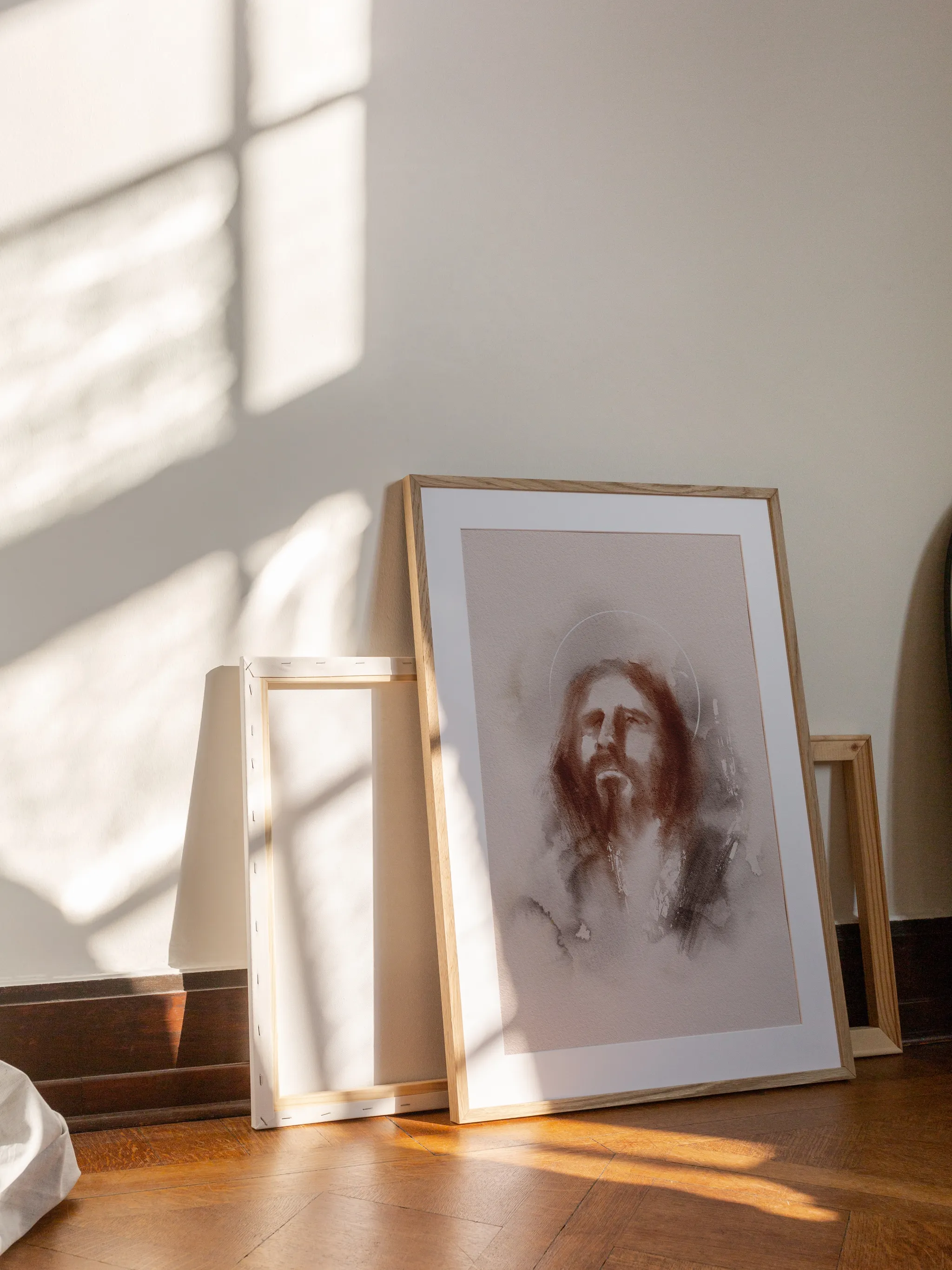 Jesus Christ Looking to Heaven, shown as a print.