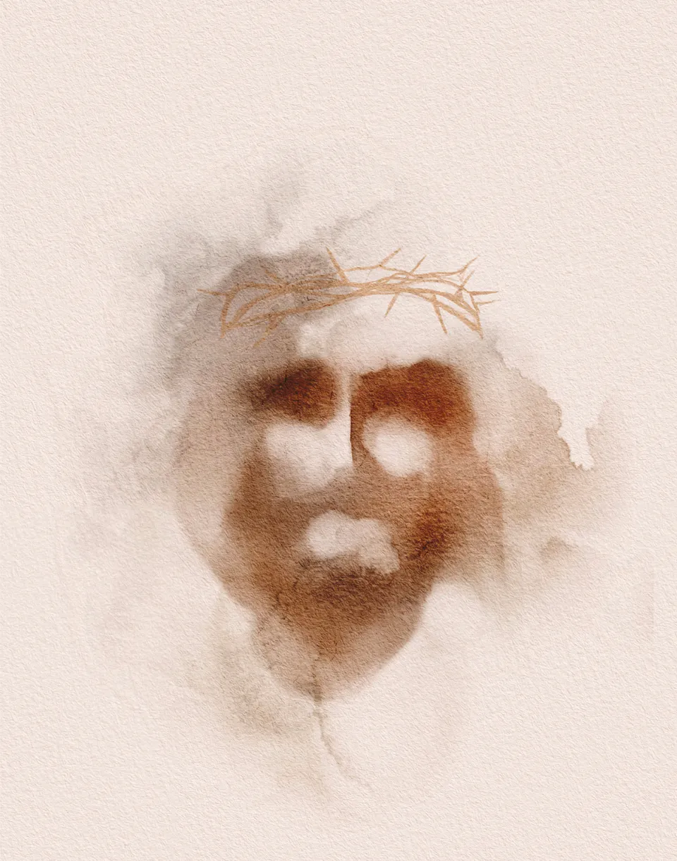 Jesus Crown of Thorns, the full artwork.