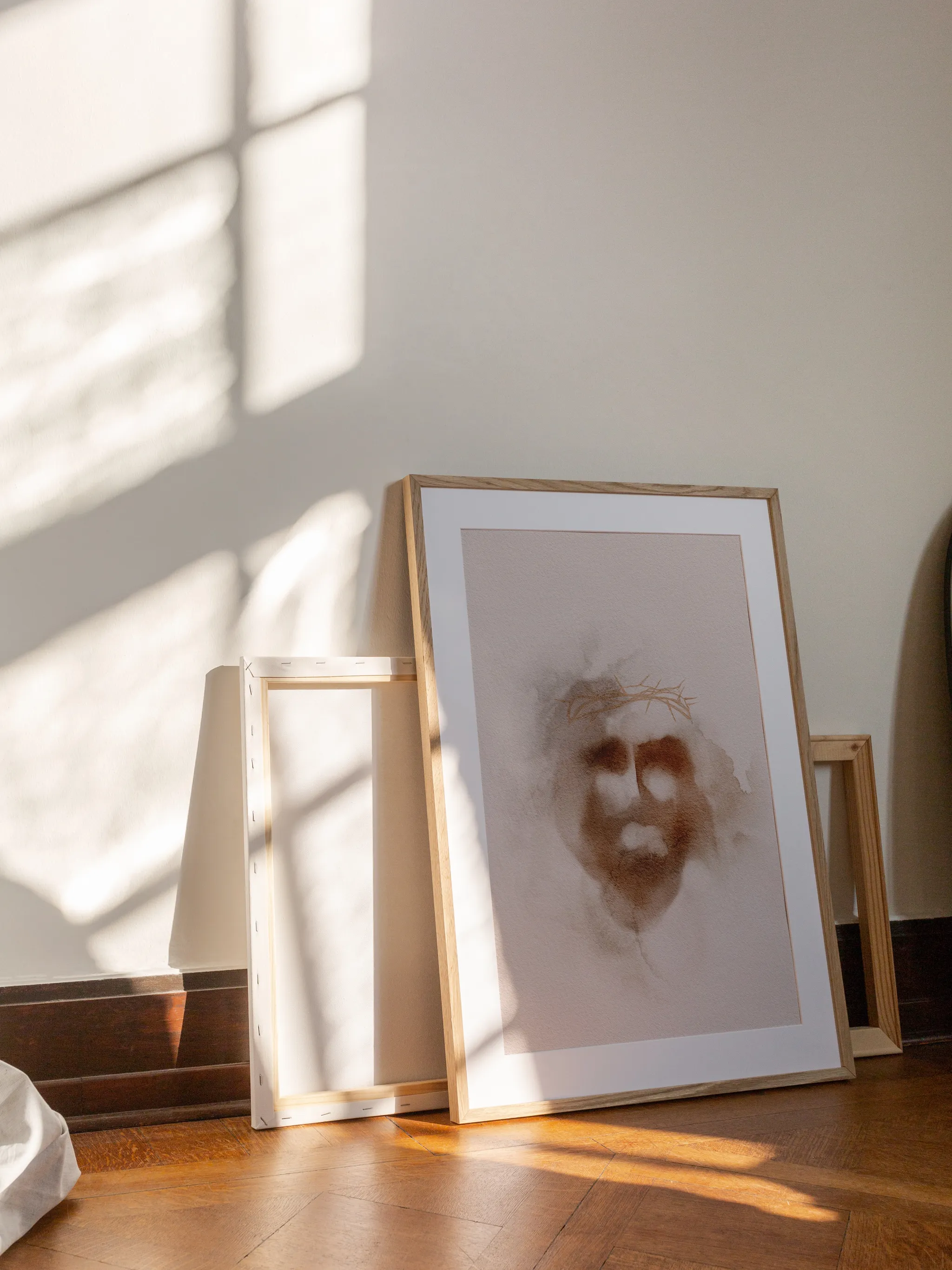 Jesus Crown of Thorns, shown as a print.