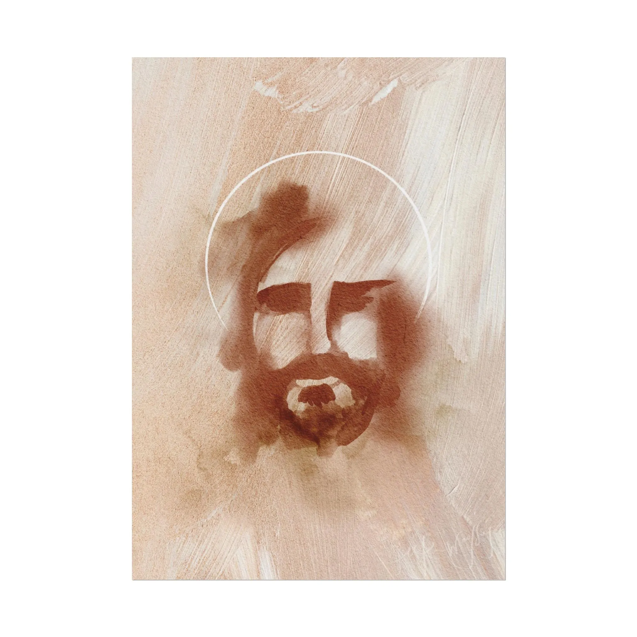 The Face of Christ, artwork by McKenna Woolley.