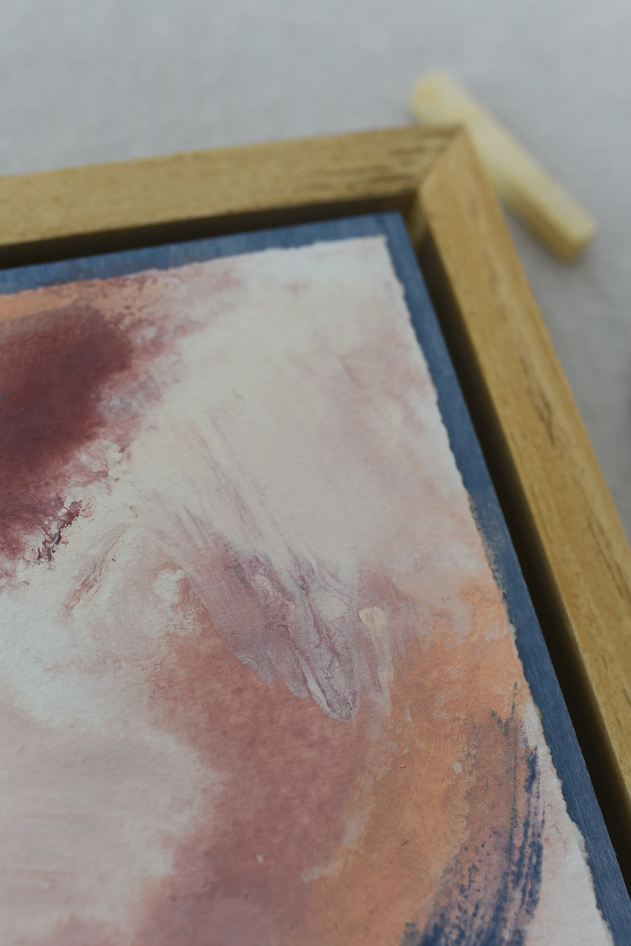 Sweet dreams, view 2 of 7: A soothing palette of French blue, soft pink, and creamy white, creating a gentle and heavenly atmosphere.