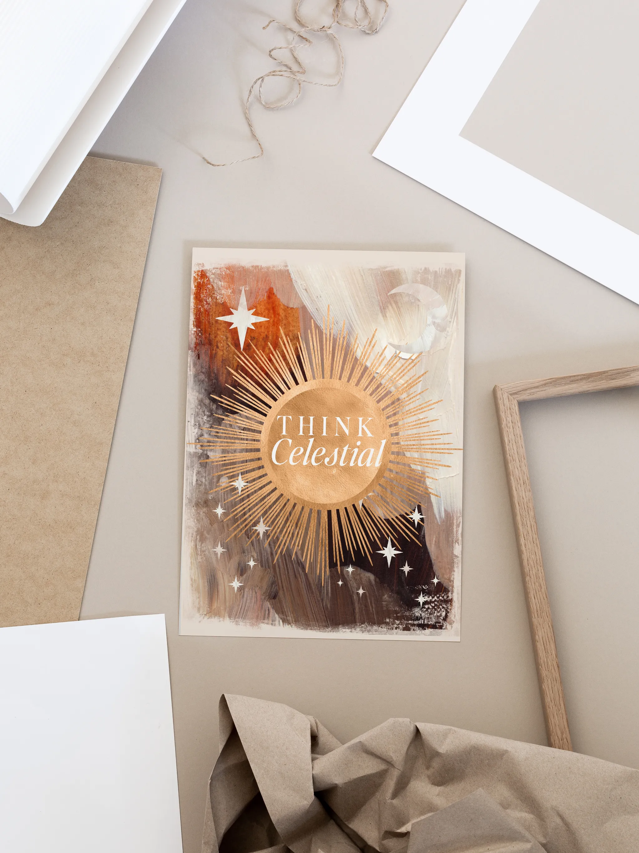 Think Celestial, shown as a print.