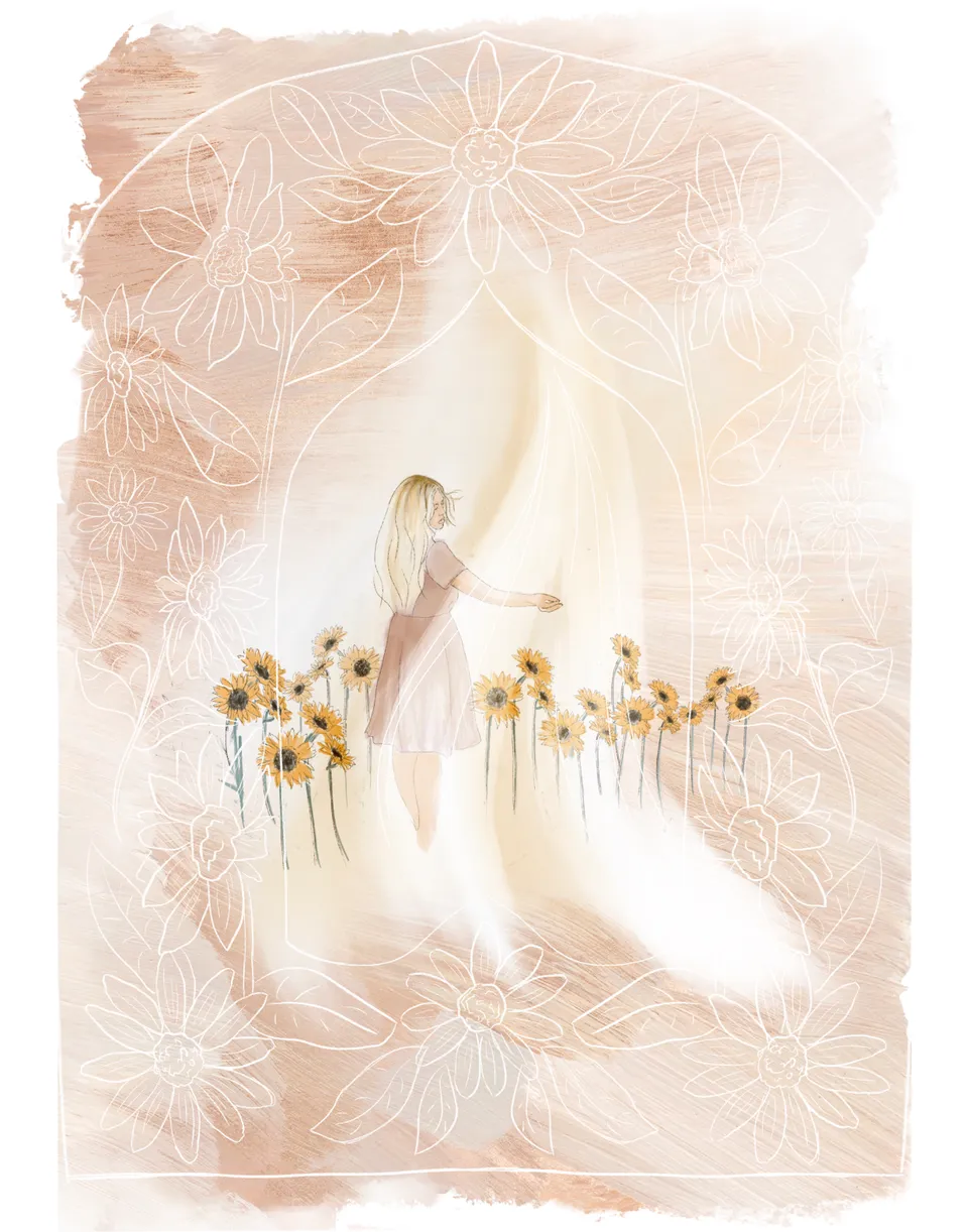 Through the Veil, the full artwork.