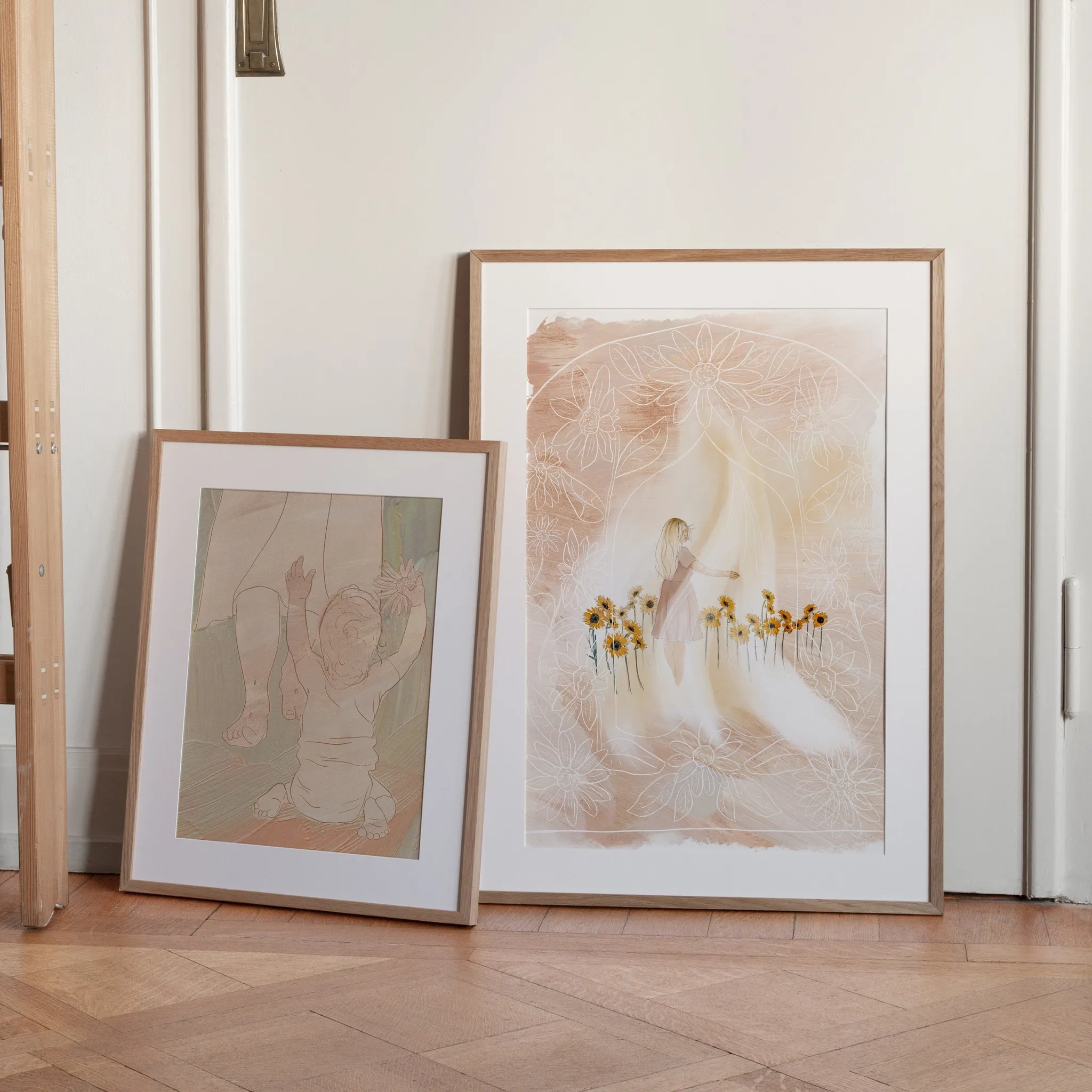 Through the Veil, view 2 of 2: I cried often while creating this collection, processing a lot of grief.