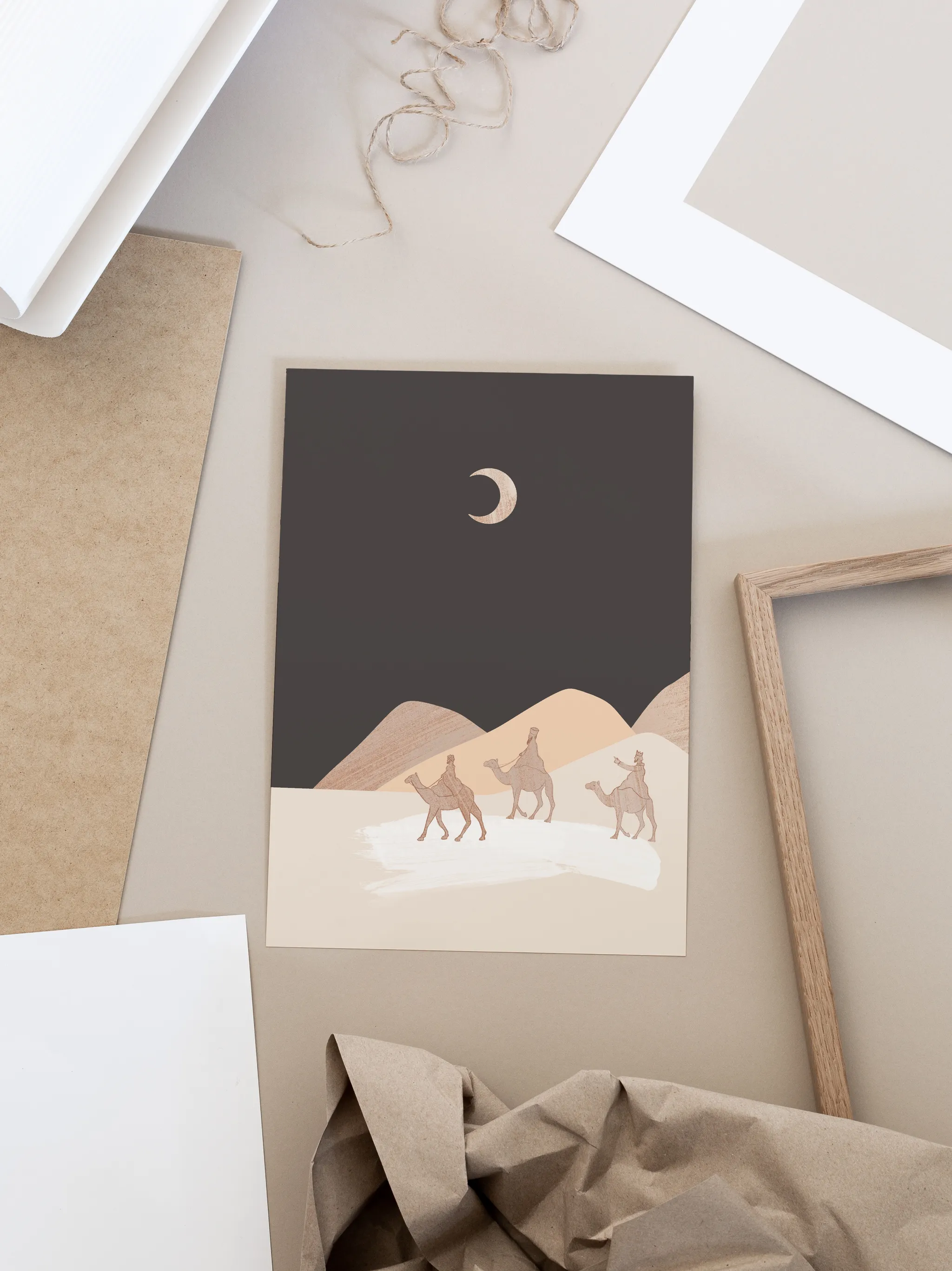 Wise Men and the Star Nativity, shown as a print.