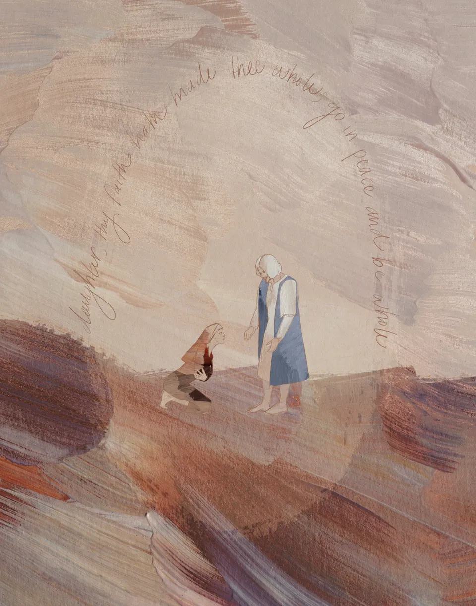 Woman with an Issue of Blood, the full artwork.