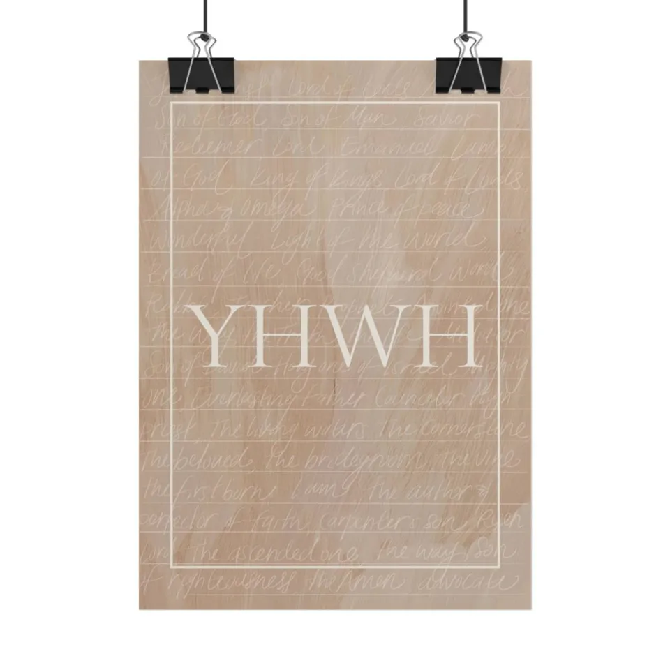 YHWH, view 3 of 3.